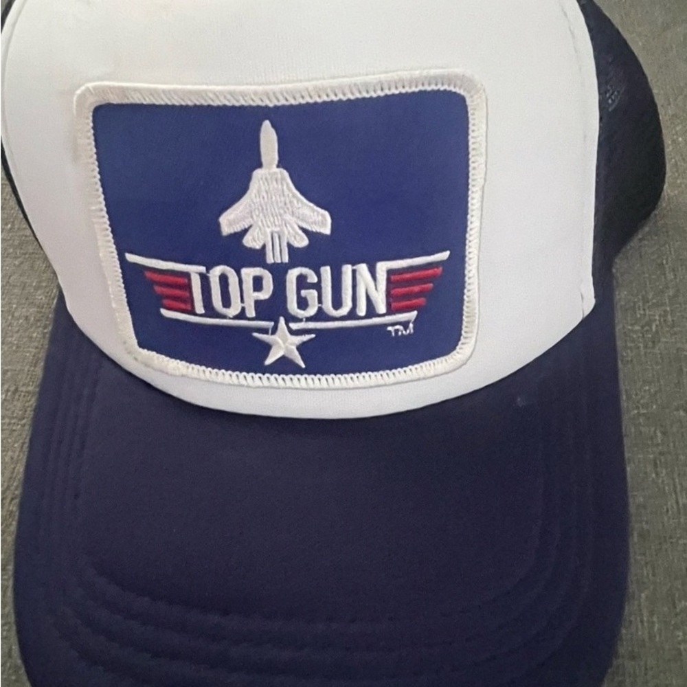 Navy and White Trucker Hat